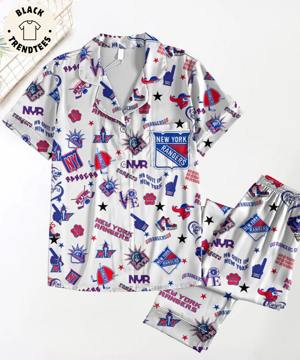 New York Rangers No Quit In New York Pijamas Set