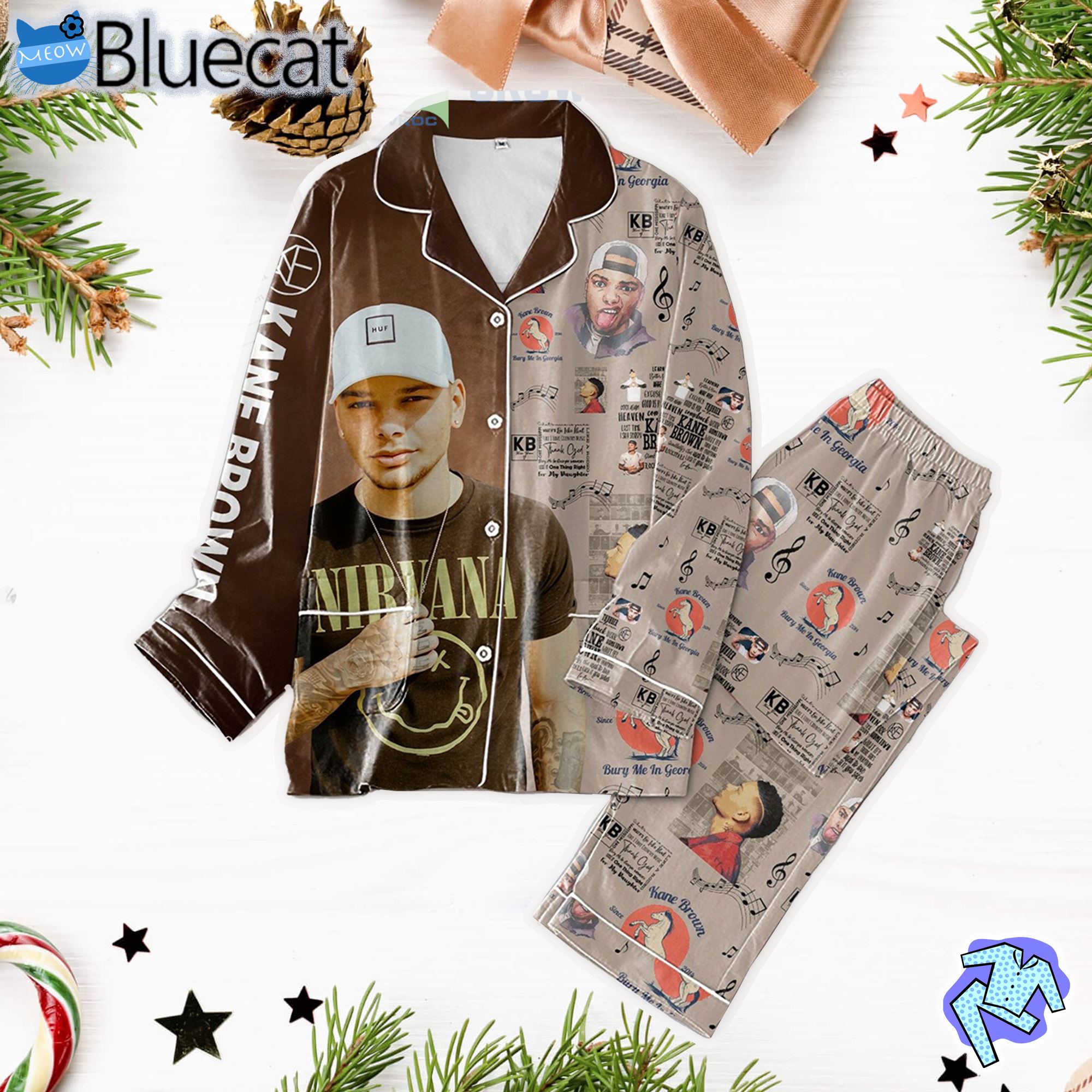 Nirvana Kane Brown Bury Me In Georgia Pajamas Set