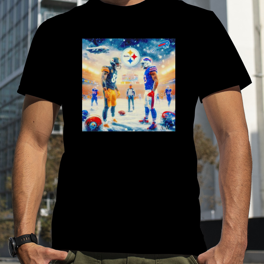 Pittsburgh Steelers vs Buffalo Bills poster shirt