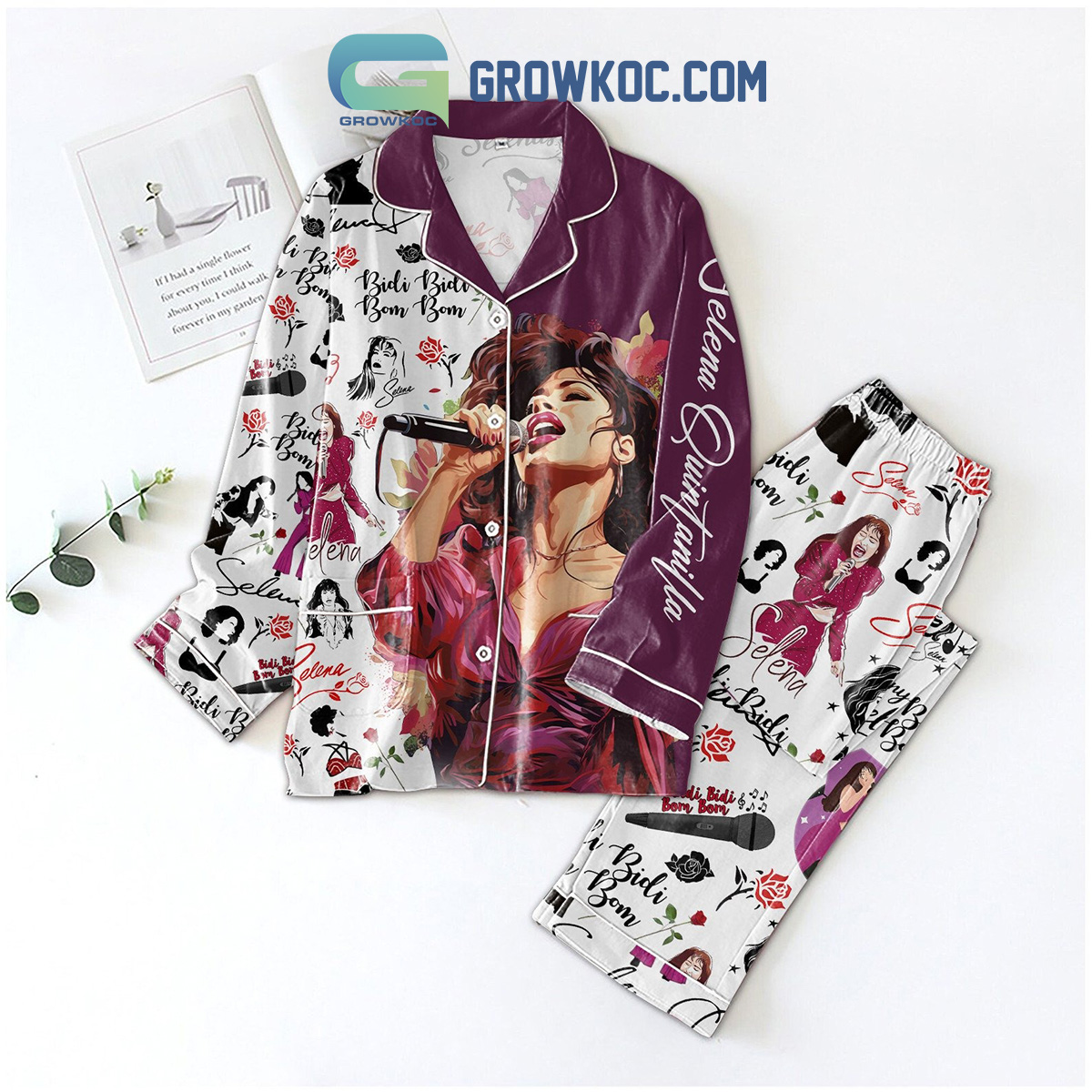 Selena Quintanilla Bidi Bidi Bom Bom Pajamas Set