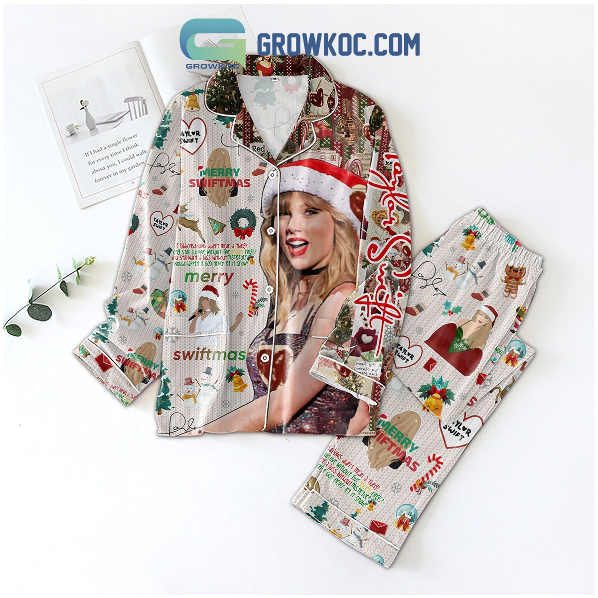 Taylor Swift Xmas Gift For Family Pajamas Set