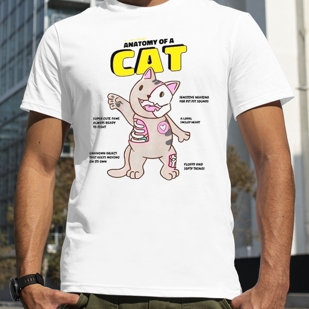 Yujin Cat Anatomy shirt