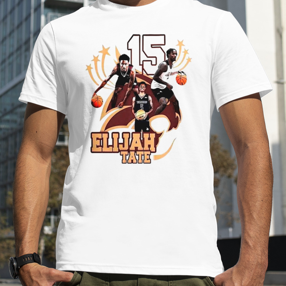 Elijah Tate Texas State Bobcats basketball shirt