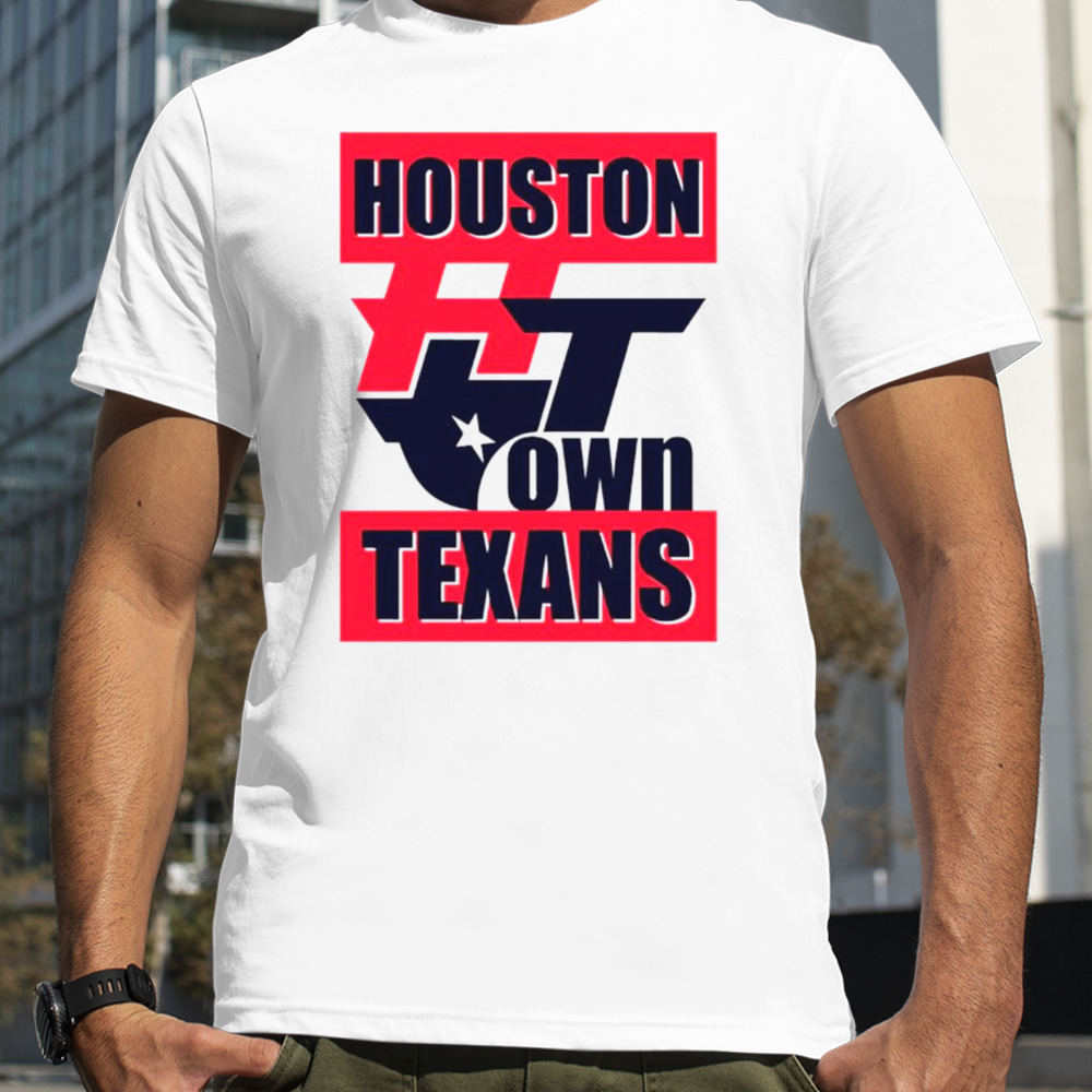 Houston Town Texans football logo shirt