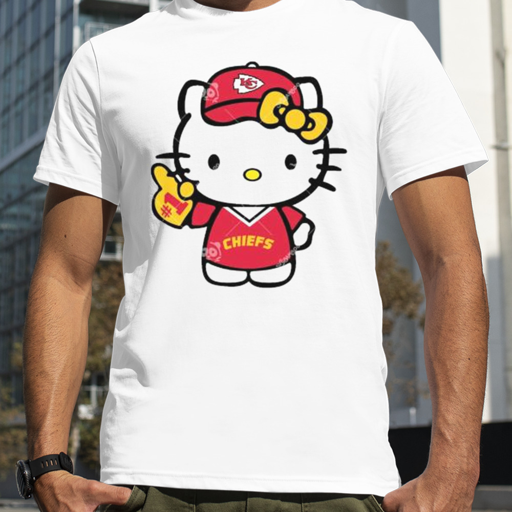 Kansas City Chiefs Baseball Number 1 Hello Kitty shirt