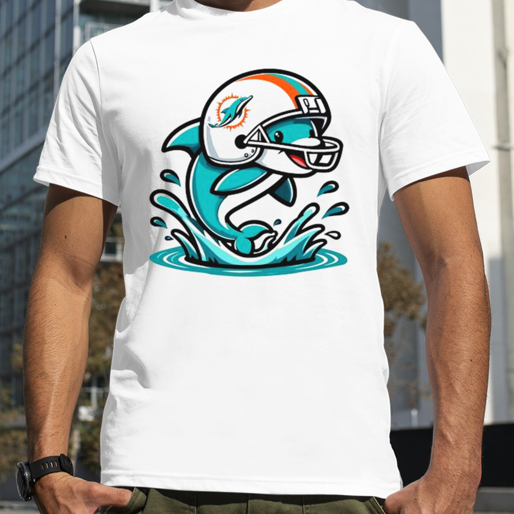 Miami Dolphins Helmet Ocean shirt