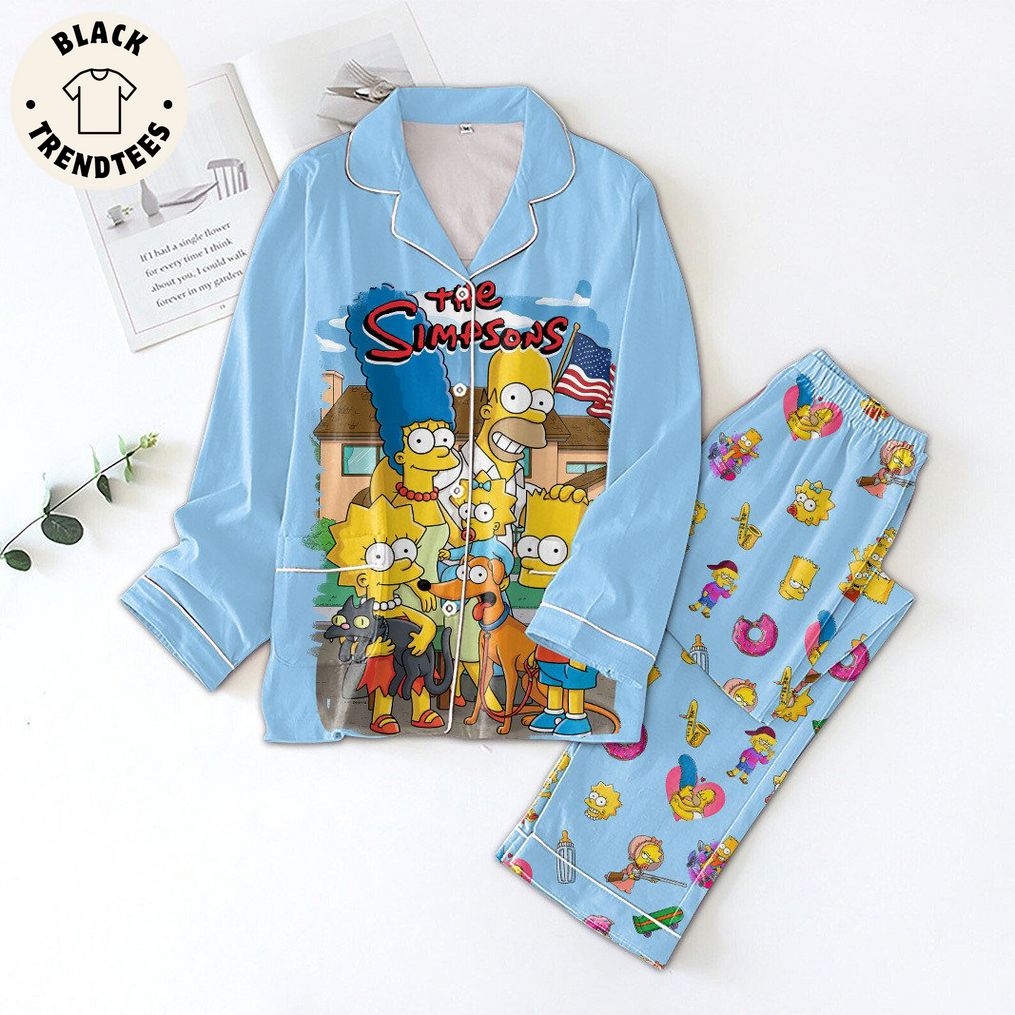 The Simpsons Cartoon Character Design Pijamas Set