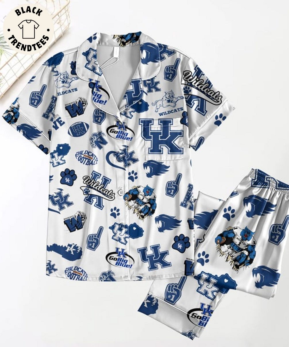 Wildcats Football Go Big Blue Pijamas Set