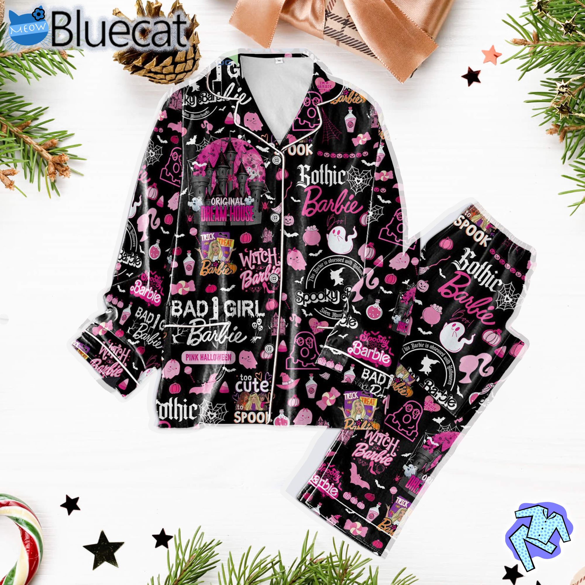 Witch Barbie Bad Girl Original Dream House Pajamas Set