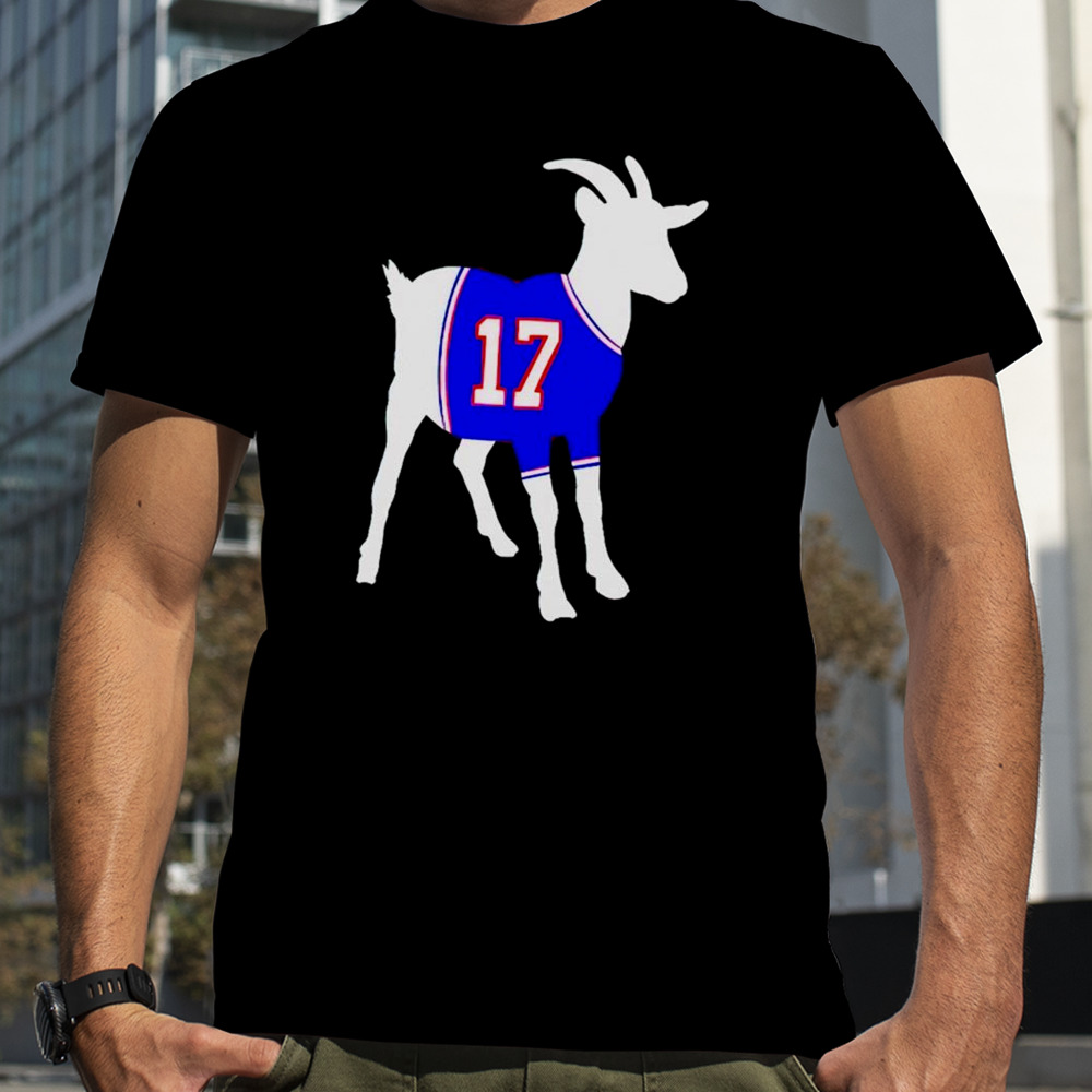 Buffalo Bills Josh Allen 17 Goat shirt