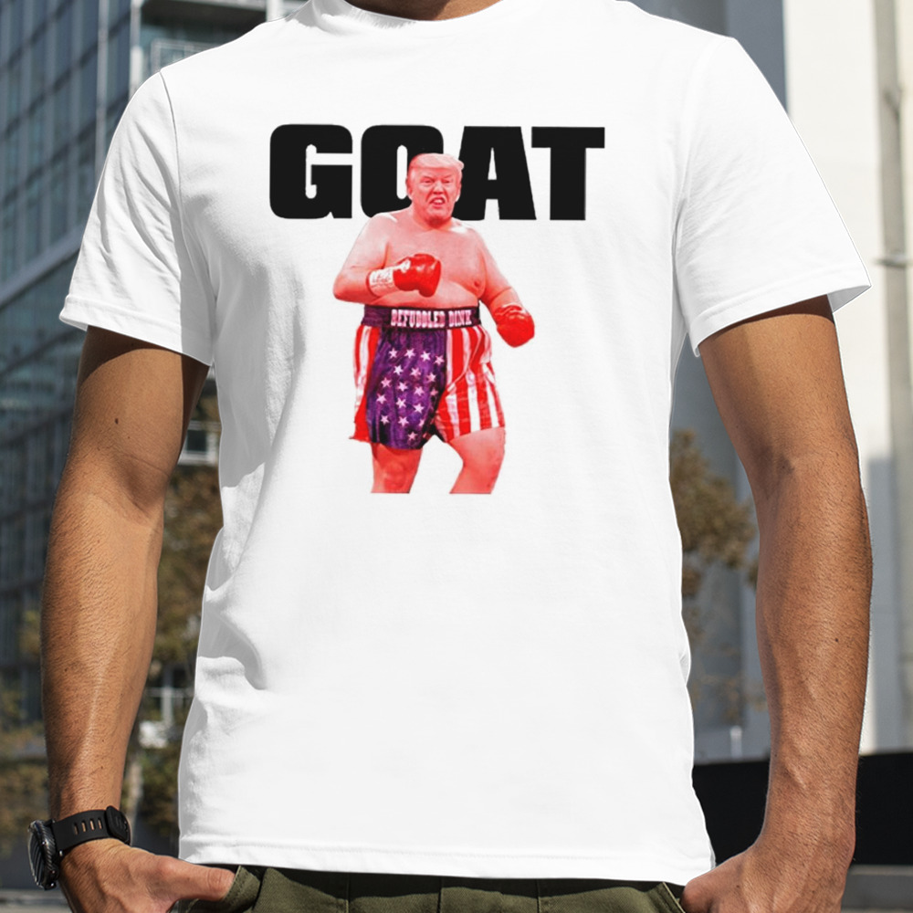 Goat Donald Trump boxing shirt