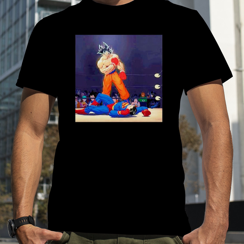 Goku vs Superman funny shirt