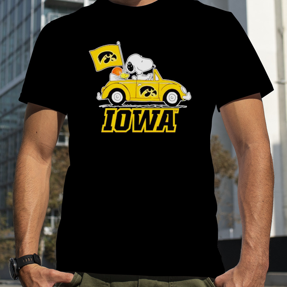 Iowa Hawkeyes Snoopy Driver Car shirt