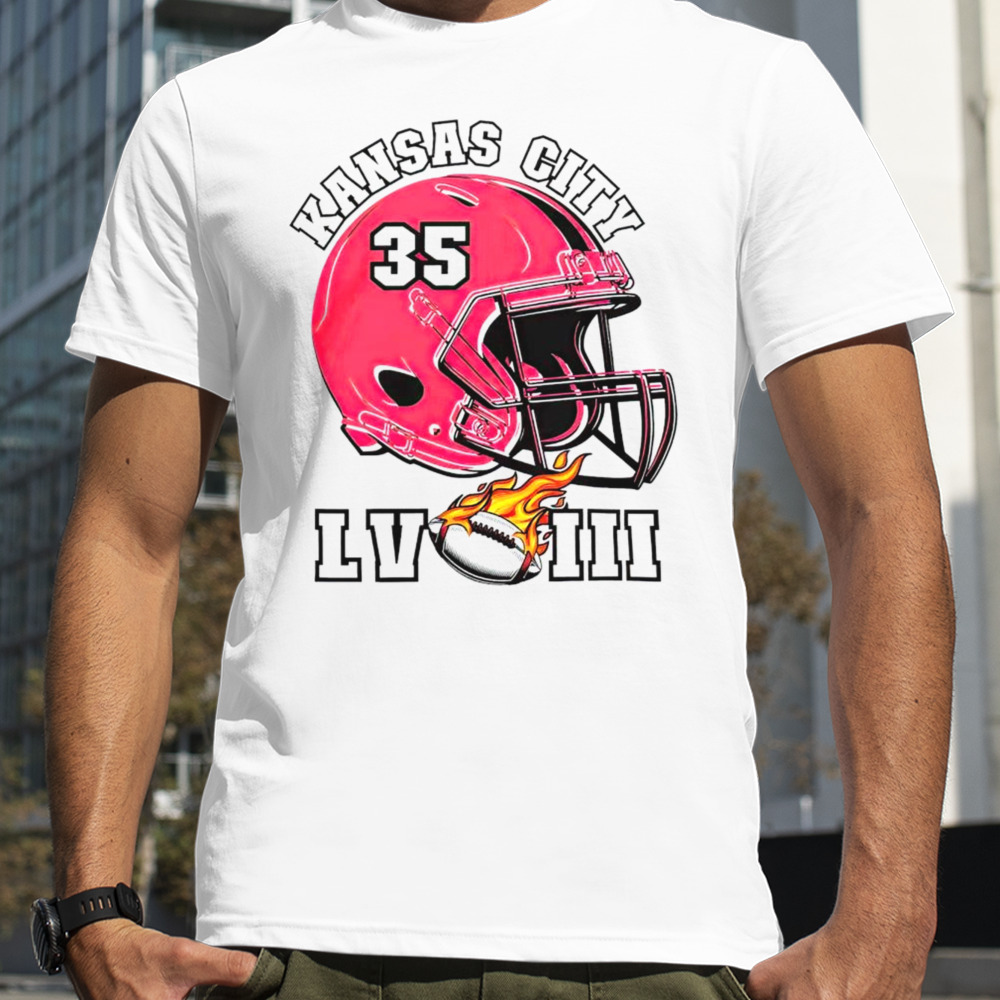 Kansas City Chiefs Super Bowl LVIII Football Helmet shirt