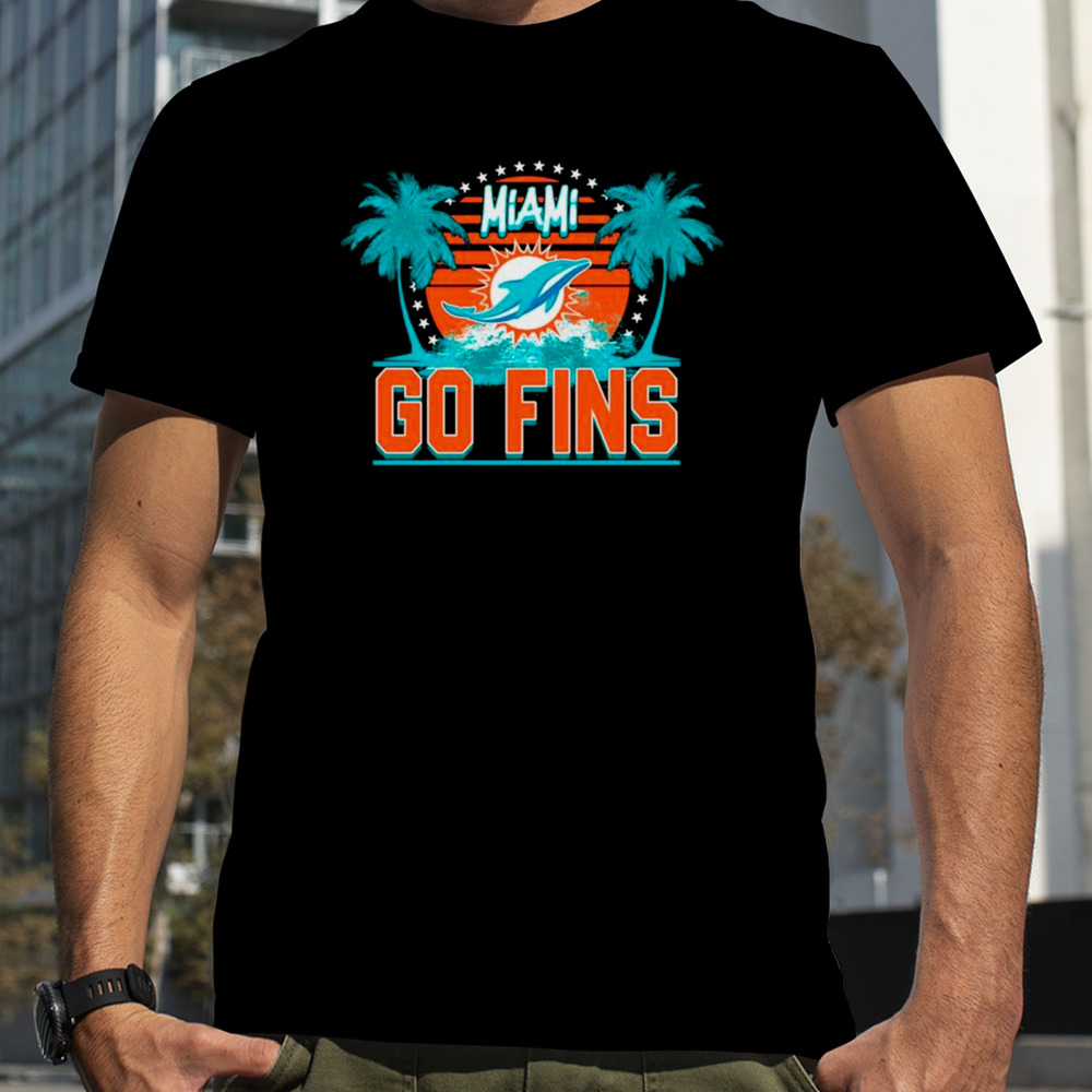 Miami Dolphins go fins Dolphins football vintage shirt