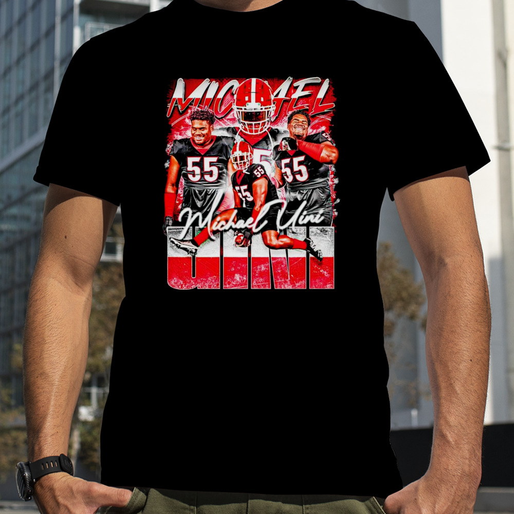 Michael Uini Georgia Bulldogs football graphic poster shirt