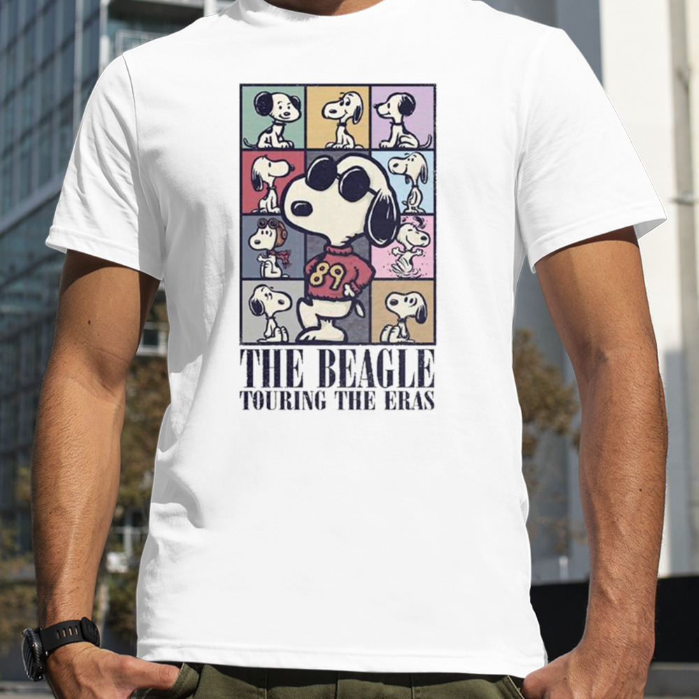 Snoopy the Beagle touring the eras shirt