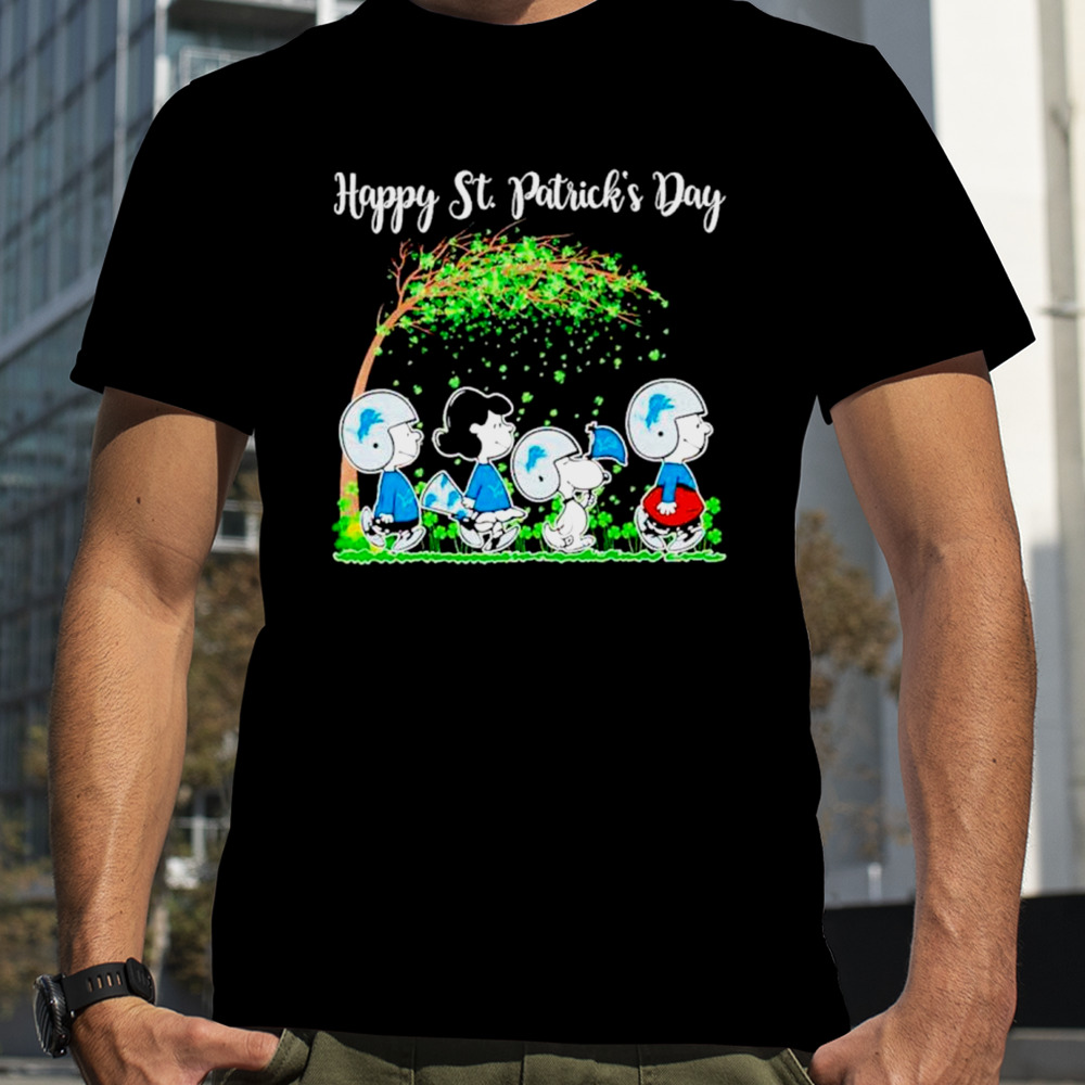 The Peanuts Detroit Lions Happy St.Patrick’s Day shirt