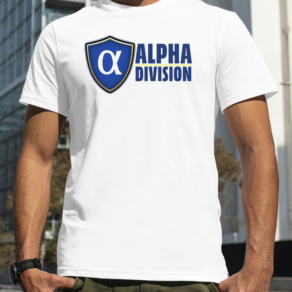 Alpha Division logo shirt