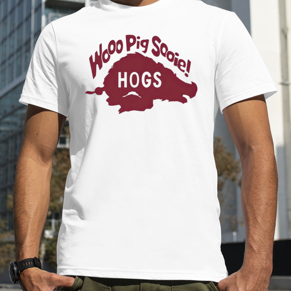 Arkansas Razorbacks wooo pig sooie hogs shirt