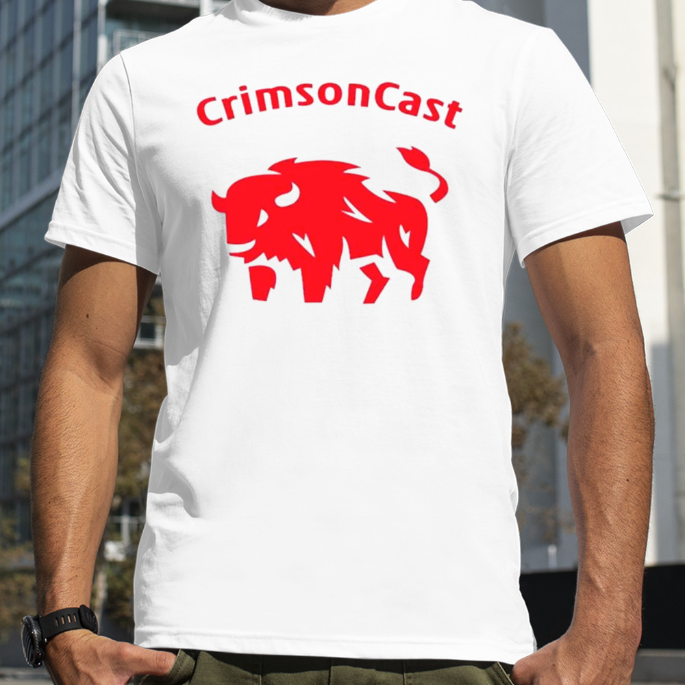 CrimsonCast Buffalo logo shirt