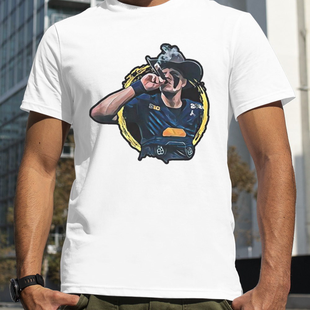 J.J. McCarthy Smoke Michigan Wolverines shirt