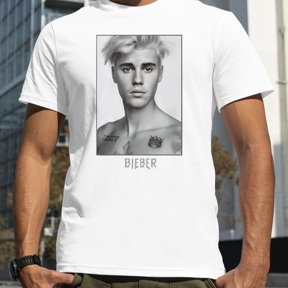 Justin Bieber crew neck boxy shirt