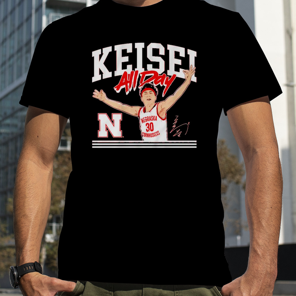 Keisei Tominaga 30 Nebraska Cornhuskers Basketball Retro Shirt