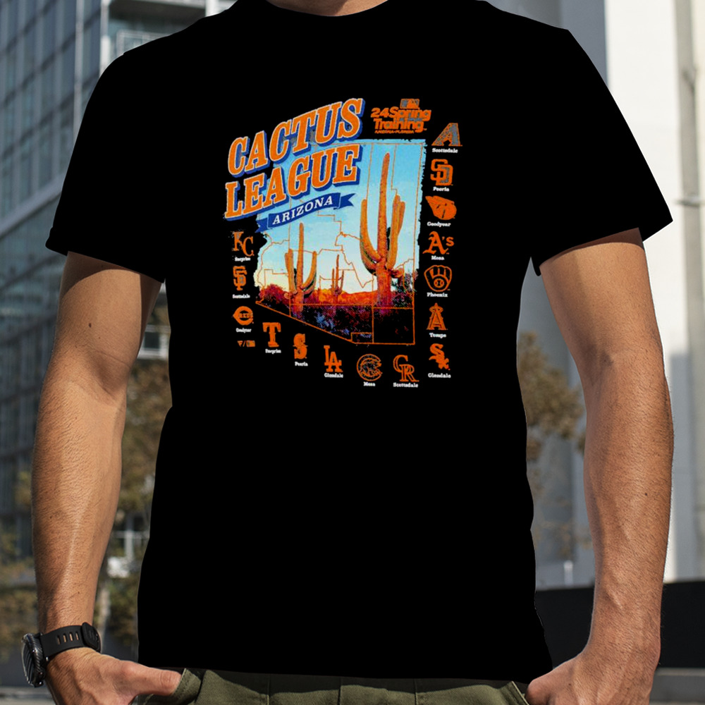 2024 MLB Spring Training Cactus League T-Shirt