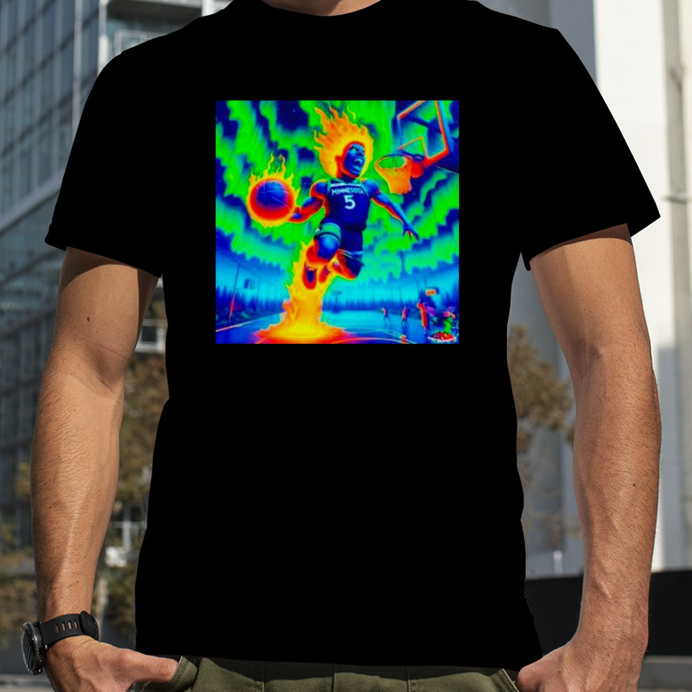 Anthony Edwards – Northern Lights Arcade Jam ANT Psychedelic Meme Minnesota Timberwolves shirt