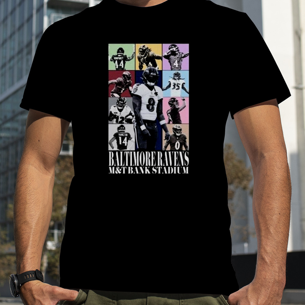 Baltimore Ravens M&T Bank Stadium The Eras Tour T-Shirt