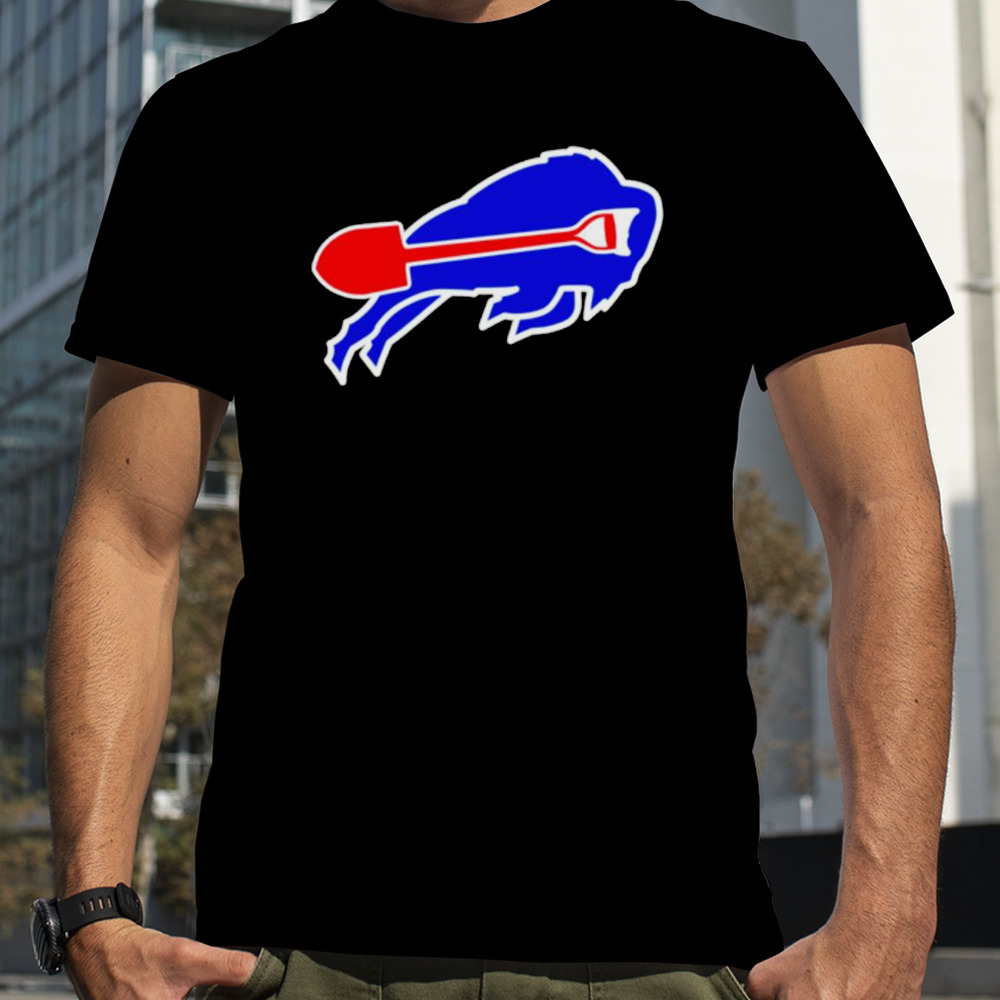 Buffalo Bill Shovel Funny Football Logo shirt