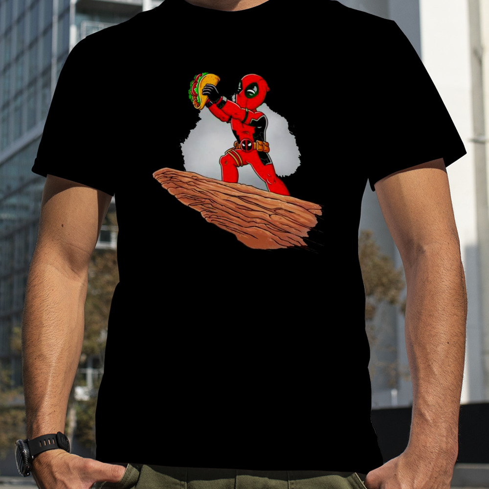 Deadpool X Rafiki The Lion King The Tacos King funny shirt