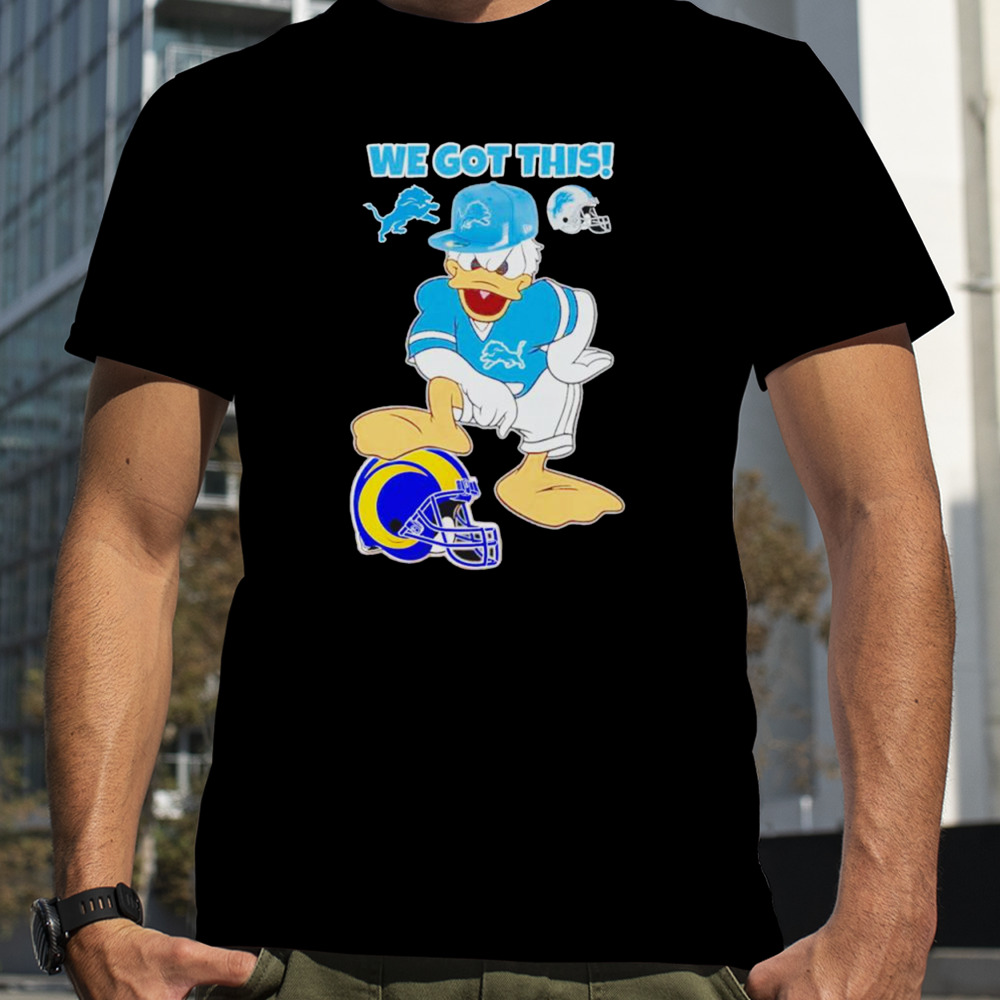 Detroit Lions we got this Donald Duck stomp Los Angeles Rams shirt