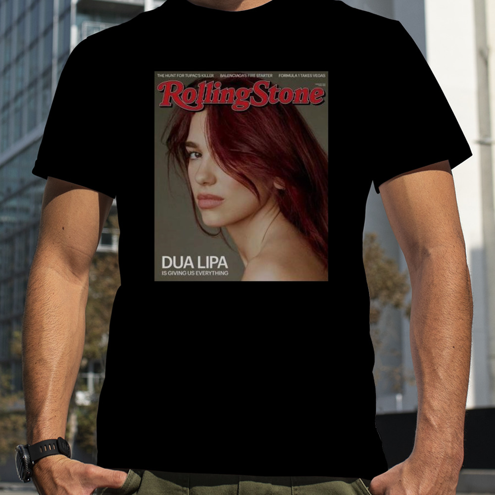 Dua Lipa Graces The Cover of Rolling Stone 2024 T-Shirt