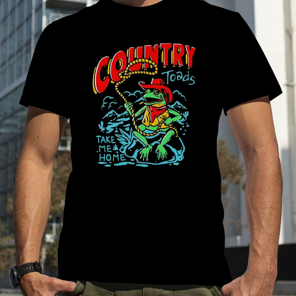 Frog country toads take me home shirt