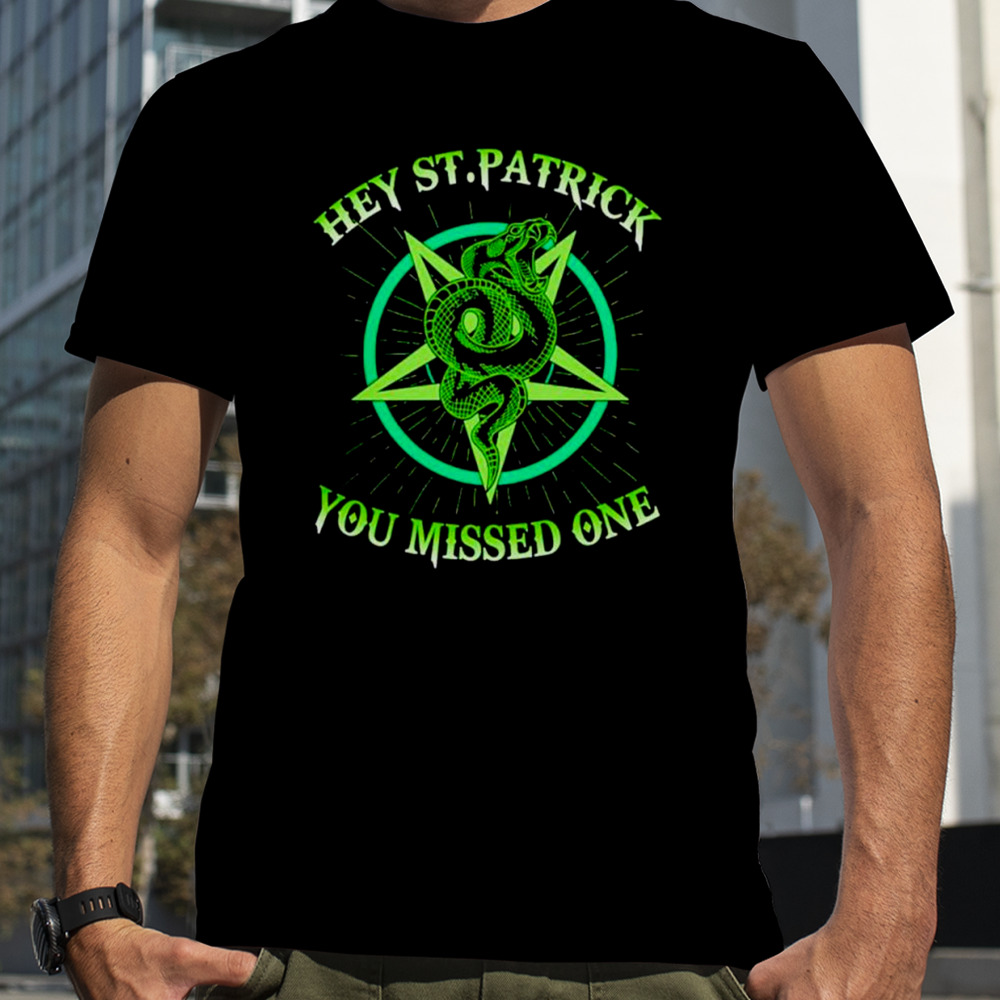 Hey St. Patrick you missed one snack shirt