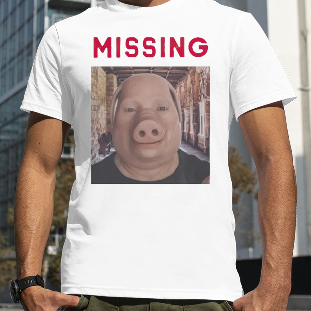 John Pork missing shirt