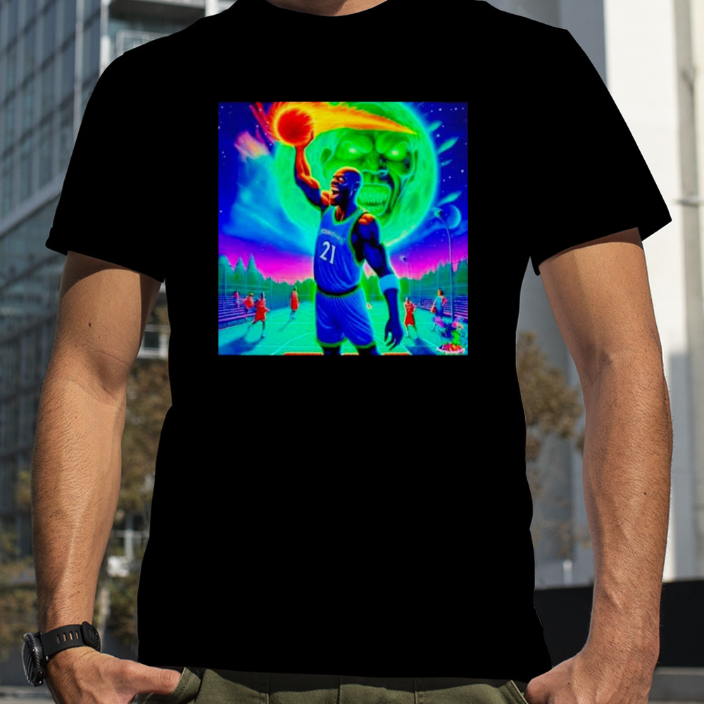 Kevin Garnett KG Intensity Psychedelic meme Minnesota Timberwolves shirt