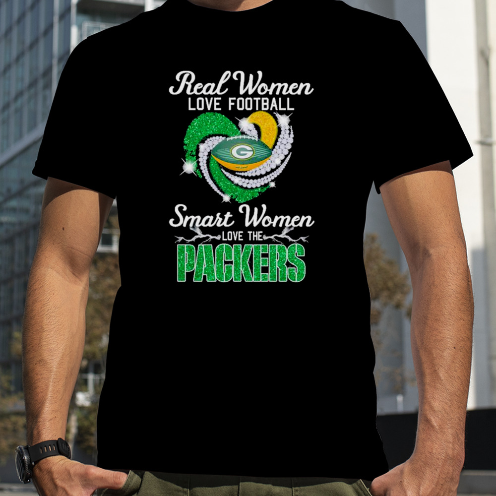 Real Women Love Football Smart Women Love The Green Bay Packers 2023 2024 Super Season Shirt