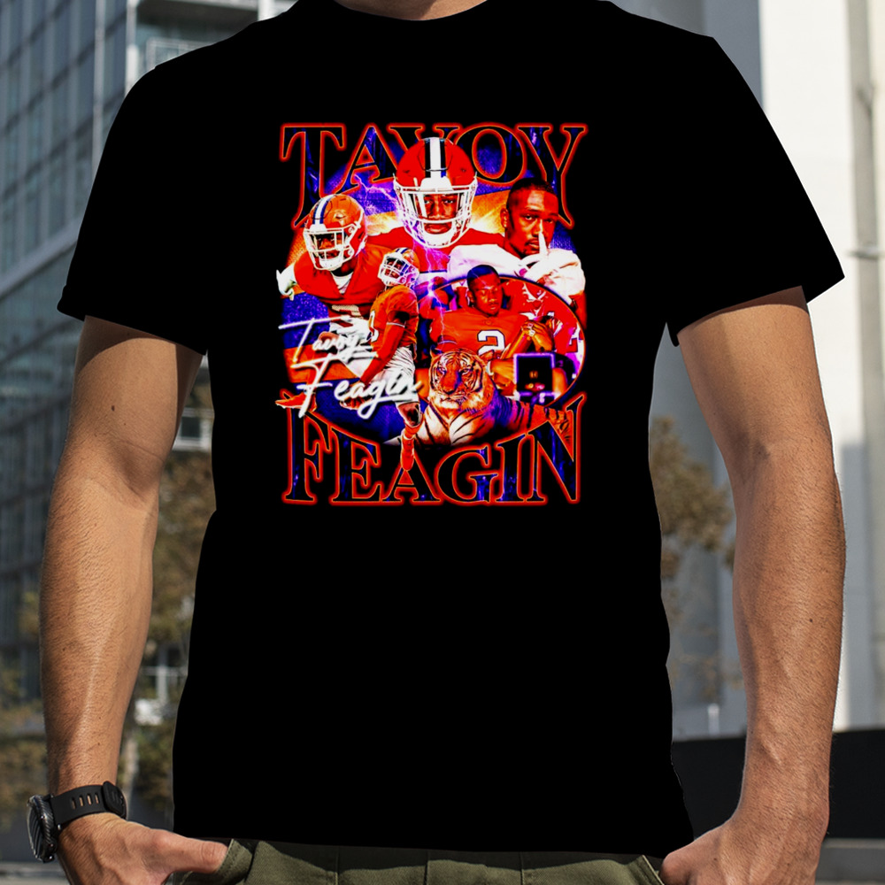 Tavoy Feagin Clemson Tigers football graphic poster shirt