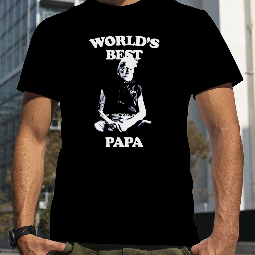 World’s best Papa vintage photo shirt