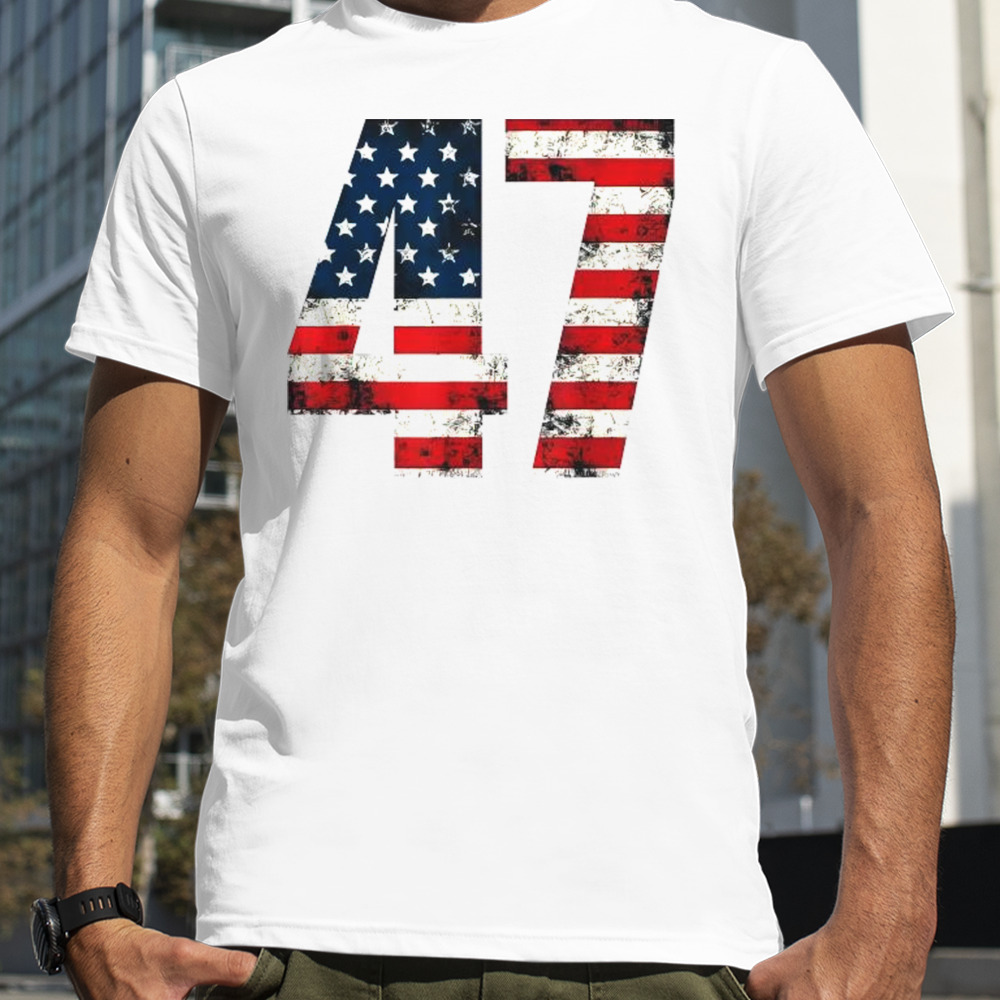 2024 American Flag America 45 47 President Donald Trump Unisex T-Shirt