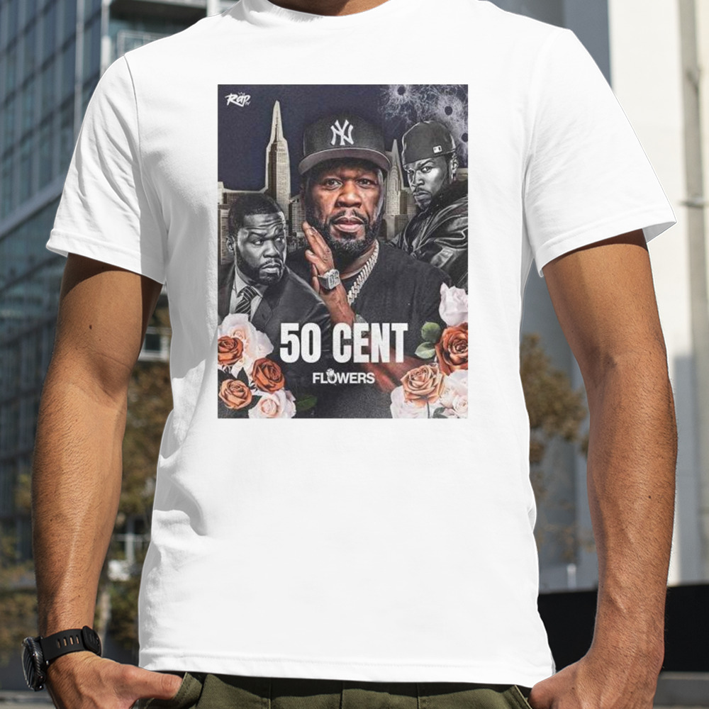 50 Cent Flowers As One Of The Most Influential Figures In Hip Hop T-Shirt