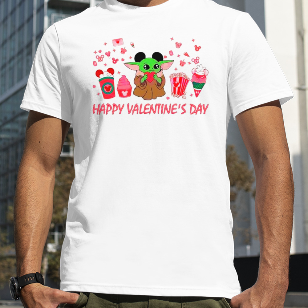 Baby Yoda happy valentine’s day shirt