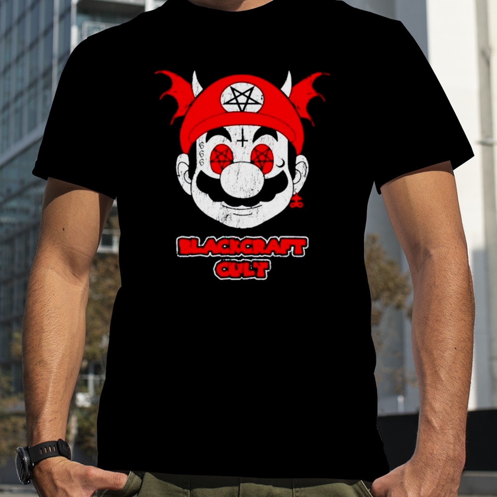 Blackcraft it’s a me Satan Mario shirt