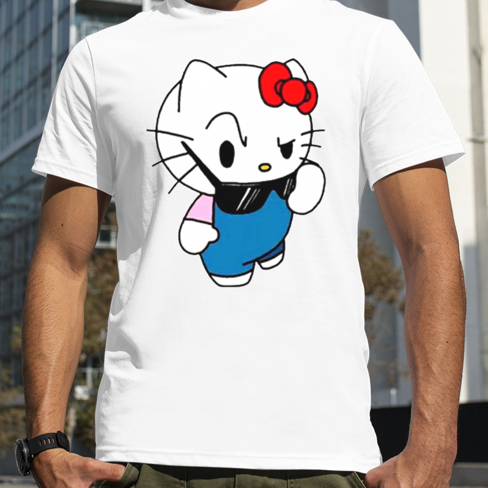 Hello kitty the rock shirt