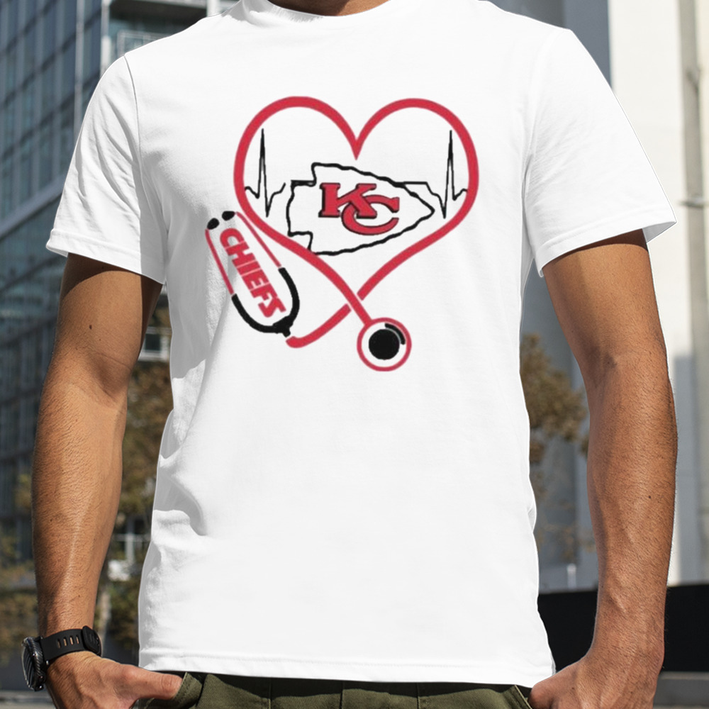 Kansas City Chiefs Heartbeat Nurse Shirt