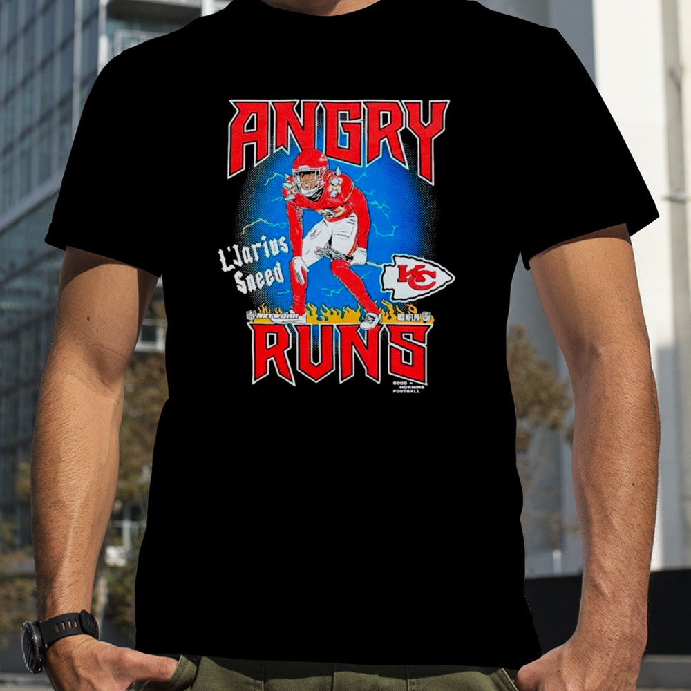 Kansas City Chiefs L’Jarius Sneed Angry Runs retro shirt