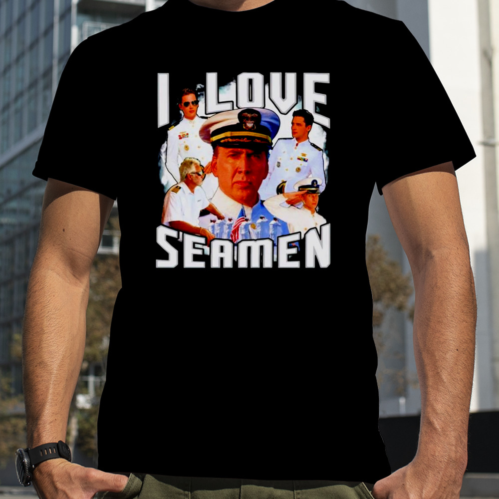 Nicolas Cage I love Seamen shirt